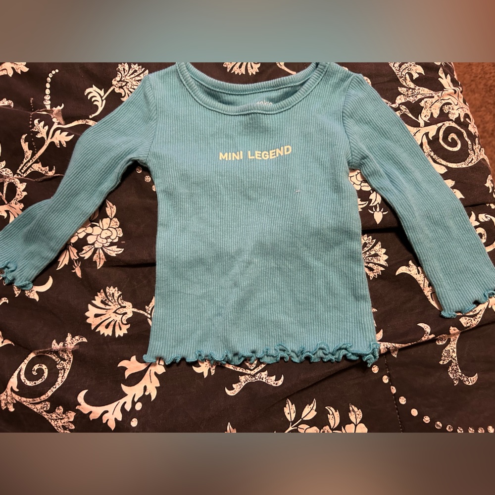 Okie Dokie “mini legend” thermal shirt, baby girl 6 months